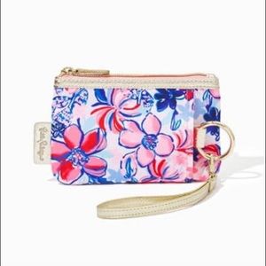 Lilly Pulitzer Party Like a Lobstar zip top wallet/wristlet